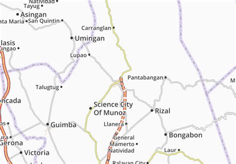 san jose city nueva ecija map|MICHELIN San Jose City map .